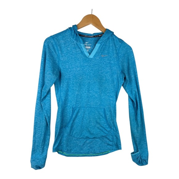 Nike Tops - Nike Dri Fit Hooded Sweatshirt size‎ XS Blue